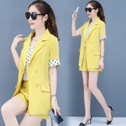 网红小西装套装女西服三件套