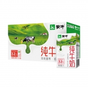 蒙牛 纯牛奶 1L 6盒 礼盒装 *2件 77.04元（需用券，合38.52元/件）