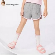 Hush Puppies 暇步士 2019新款女童中大童纯棉休闲短裤（105~170码）3色