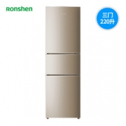 Ronshen 容声 BCD-220WD16NP 风冷无霜 三门冰箱 220L 1699元包邮（下单立减）