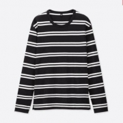 UNIQLO 优衣库 415964 男士水洗条纹T恤
