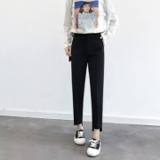 韩版西装裤女九分高腰修身直筒裤 券后￥62