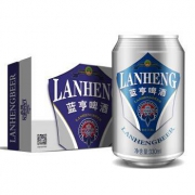 蓝亨 经典啤酒 纯酿啤酒 330ml*24听 *4件
