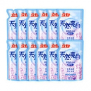 立白天然亮白低泡洗衣液500g*12袋 56.9元