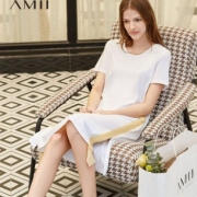 AMII 11940212 中长款连衣裙 99元包邮