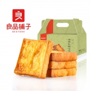 良品铺子 岩焗乳酪吐司 500gx2件 领券+满减后41.8元包邮