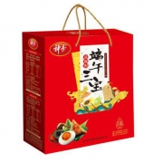 端午好礼：神丹 蛋粽礼盒 鲜肉粽4枚 咸鸭蛋4枚 皮蛋4枚 共664g*6件