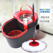 BEKAHOS 百家好世 黑骑士 旋转拖把 2个拖把头 39元（需用券）