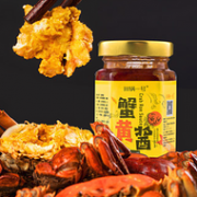 下饭神器、白菜价！川锅壹号 蟹黄酱蟹黄油 120g