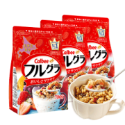 日本销量第一 卡乐比 Calbee 富果乐水果麦片 700g*3袋装 138元包邮