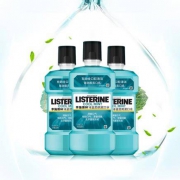 李施德林 冰蓝清新口气漱口水 500ml*3瓶+100ml*2瓶