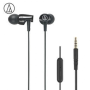 audio-technica 铁三角 ATH-CLR100is WH 入耳式线控通话耳机 黑色 118元包邮