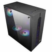 历史低价：Huntkey 航嘉 一米 ATX 侧透玻璃 机箱 94元包邮（需用券）