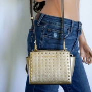 补货，MICHAEL MICHAEL KORS Selma 铆钉真皮耳朵包 Prime会员免费直邮含税