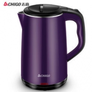 18点：CHIGO 志高 ZD18A-708G8 304不锈钢 双层防烫烧电水壶 1.8L 49.9元