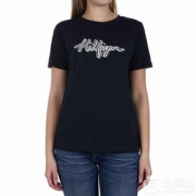 Tommy Hilfiger 汤米·希尔费格 女士纯棉短袖T恤WW0WW23857403