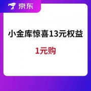 京东小金库 13元优惠券包