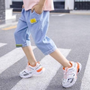 许愿豆 儿童纯棉牛仔裤