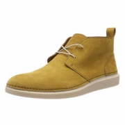 限43码，Clarks 其乐 Hale Lo 男士牛皮高帮休闲鞋 Prime会员免费直邮含税