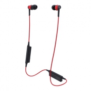 audio-technica 铁三角 CKR35BT 蓝牙入耳式耳机 红色 299元包邮