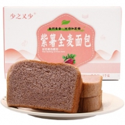 少之又少 紫薯全麦代餐面包2斤 券后￥19.9