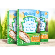 Heinz 亨氏 婴儿营养无糖米粉 100g 3盒 18.5元包邮包税（需用券，合6.17元/盒）