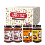 吉香居 爆下饭牛肉酱250g*4瓶礼盒装 26.8元包邮 折合6.7元/瓶 之前最低45元