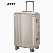 LATITPC铝框拉杆箱25寸