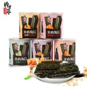 韩海妈妈芝麻夹心海苔罐装零食 券后￥10
