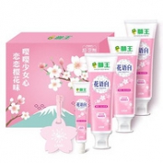 狮王 花语白 樱花牙膏4支460g