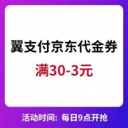 优惠券：翼支付 满30-3元京东代金券