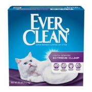 历史低价：EverClean蓝钻膨润土砂猫砂紫标25磅/11.3kg*2件