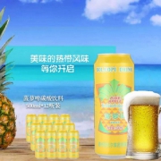 克代尔 菠萝啤果味碳酸饮料听装500ml*12听
