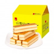 泓一 半熟厚切芝士蛋糕 500g 整箱装 18.9元包邮（双重优惠）