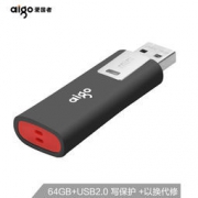 aigo 爱国者 L8202 64GB USB2.0 U盘 99元包邮