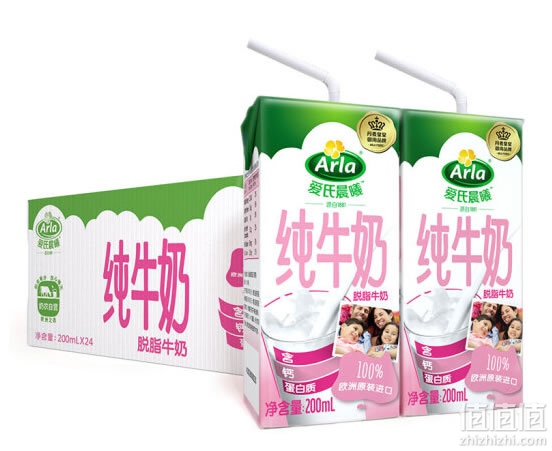 爱氏晨曦脱脂纯牛奶
