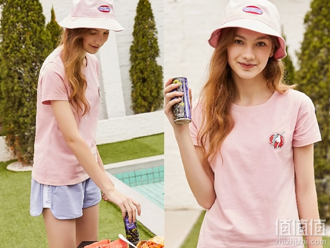 Yessing女式海洋主题精致印花T恤