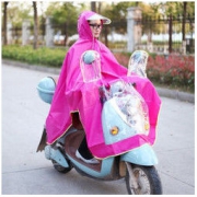 Naphele 奈菲乐 牛津布电动车雨衣 玫红色 均码
