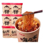 集香草嗨吃家酸辣粉6桶装网红速食整箱重庆风味红薯粉丝方便面 6桶装