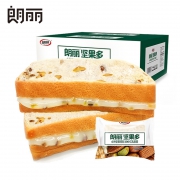 朗丽 坚果多吐司手撕面包 650g 16.9元（需用券）