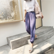 ￥29 夏装束口九分宽松休闲裤女