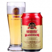限地区：Mandbaw 曼德堡啤酒 小红罐 320ml*24听