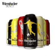 瓦伦丁德国进口啤酒500ml*24听混合装 小麦黑啤烈性拉格精酿整箱