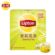 Lipton立顿 茉莉花茶包100包200g 券后29.9元包邮 绿茶款同价