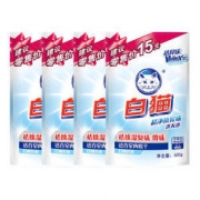 白猫超净抗异味洗衣液家庭装 4袋*500g 14.9元（需用券）
