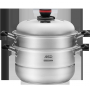 爱仕达（ASD） WG1526NL 26cm 不锈钢二层蒸锅 89元