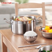 LINKFAIR 凌丰 雅典系列 LFYS-22S 不锈钢汤锅 4.5L 118元包邮（需用券）