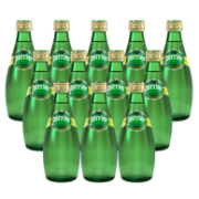 法国进口，Perrier 巴黎水 原味 天然气泡水330mlx12瓶