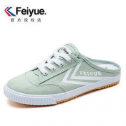 FEI YUE 飞跃 DF/1-2123 中性半拖帆布鞋 74元包邮（需用券）