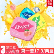 ￥19.9 kissport无糖薄荷糖2盒*3